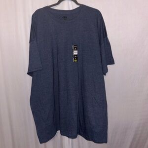 Athletic Works Blue Cove Heather Short Sleeve Tee 2XL NWT